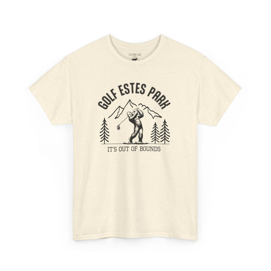 Golf Estes Park | Bigfoot | RMNP | Adult Cotton Tee