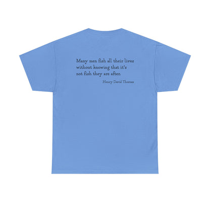 Many Men Go Fishing  | Adult Cotton Tee