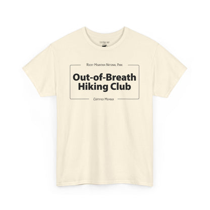 Out of Breath Hiking Club | RMNP | Heavy Cotton Tee