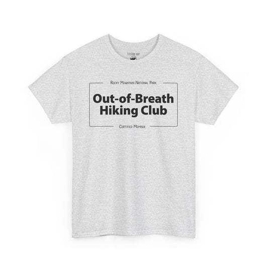 Out of Breath Hiking Club | RMNP | Heavy Cotton Tee
