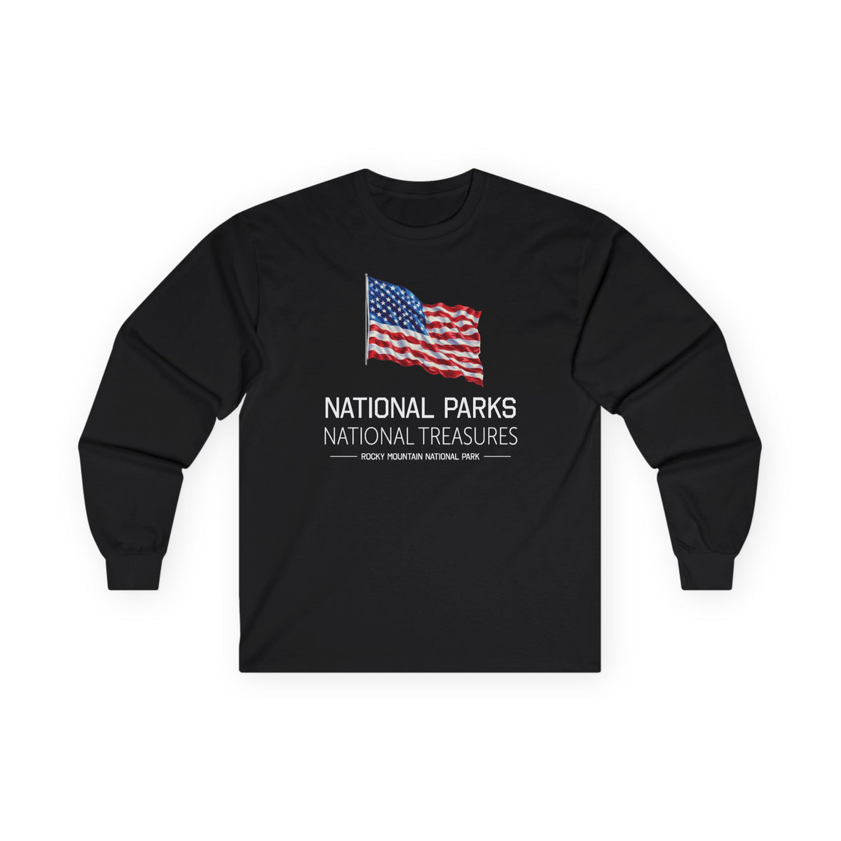 National Parks - National Treasures | RMNP | Long-sleeve Tshirt