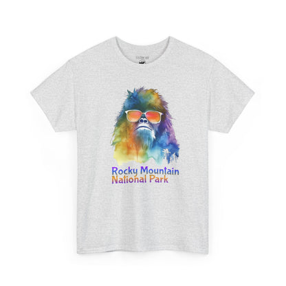 Neon Bigfoot Portrait | RMNP | Adult Cotton Tee