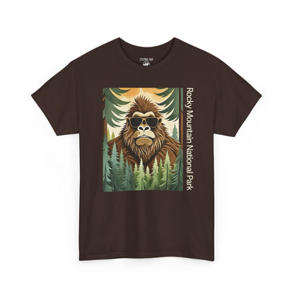 Watching For Bigfoot  | Layered Paper | RMNP | Adult Cotton Tee
