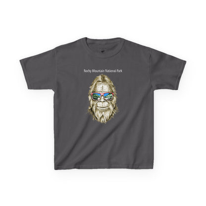 Hippie Bigfoot | RMNP | Kids Heavy Cotton Tshirt