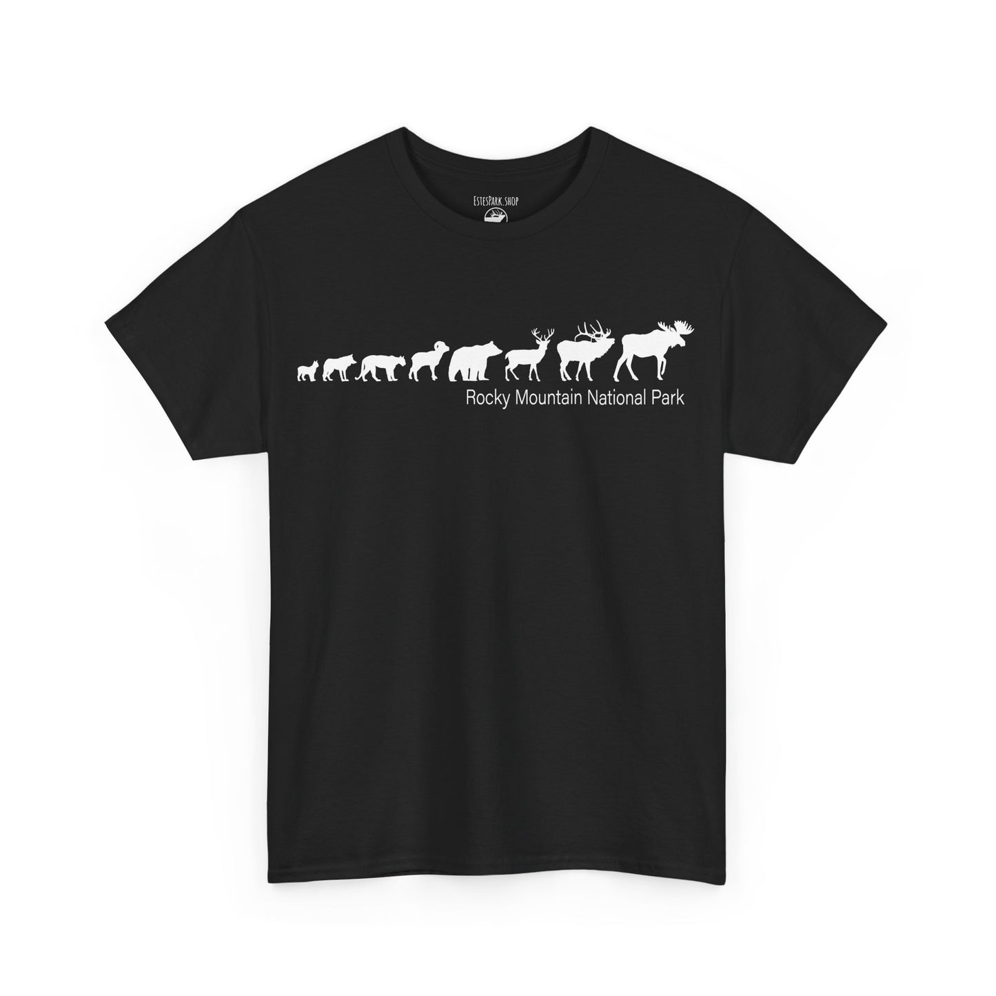 Forest Mammal Lineup | RMNP | Adult Cotton Tee