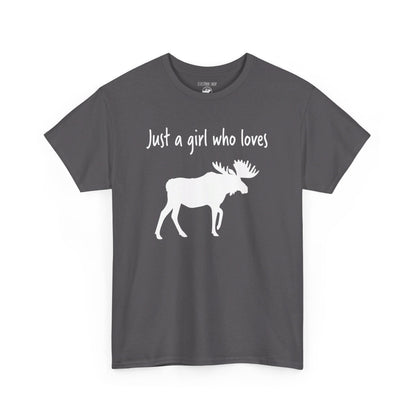 Just a Girl Who Loves Moose | RMNP | Adult Cotton Tee