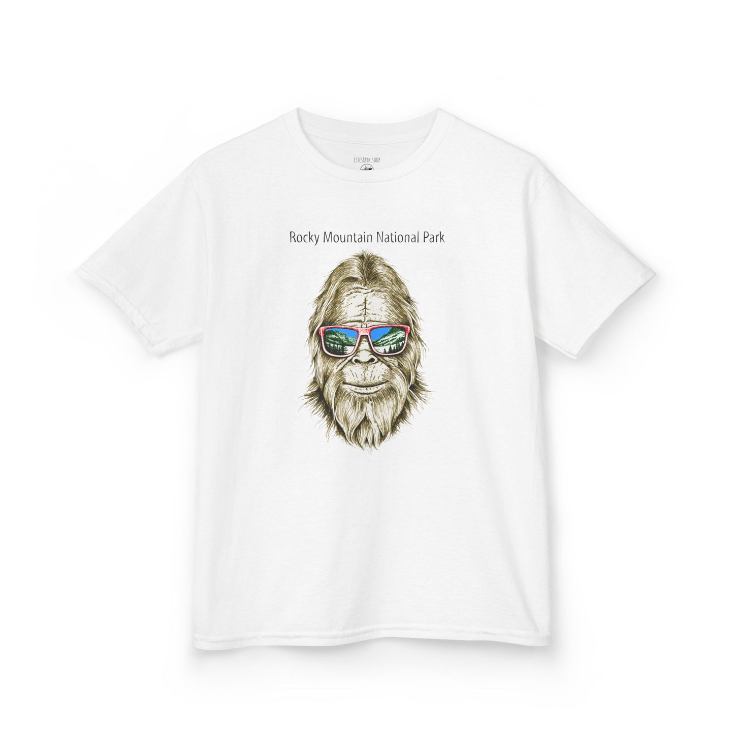 Hippie Bigfoot | RMNP | Kids Heavy Cotton Tshirt