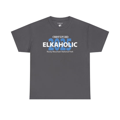 Certified Elkaholic 2025 | RMNP | Adult Cotton Tee