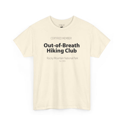 Out-of-Breath Club #2 | RMNP | Adult Cotton Tee