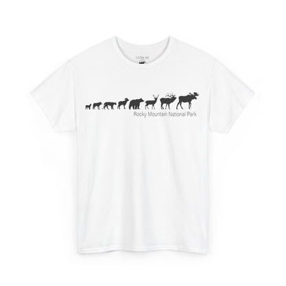 Forest Mammal Lineup | RMNP | Adult Cotton Tee
