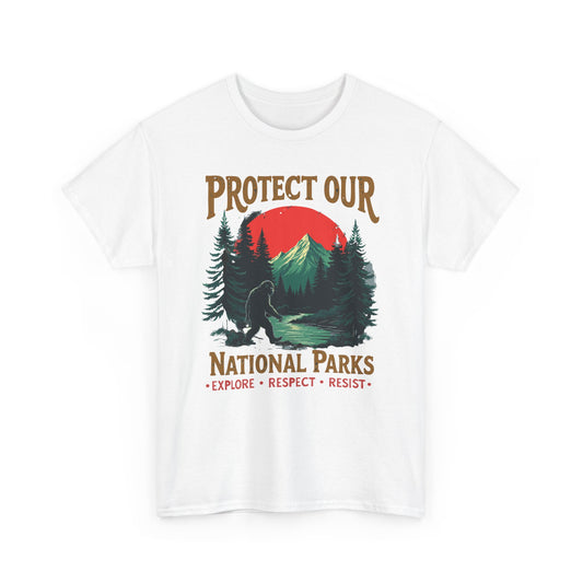 Protect Our National Parks | Bigfoot | Adult Cotton Tee