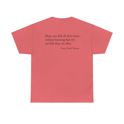 Many Men Go Fishing  | Adult Cotton Tee
