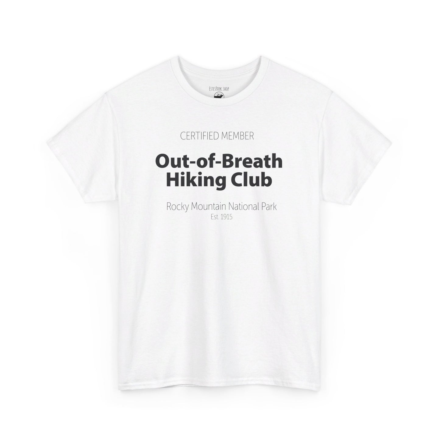 Out-of-Breath Club #2 | RMNP | Adult Cotton Tee