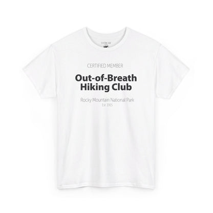 Out-of-Breath Club #2 | RMNP | Adult Cotton Tee