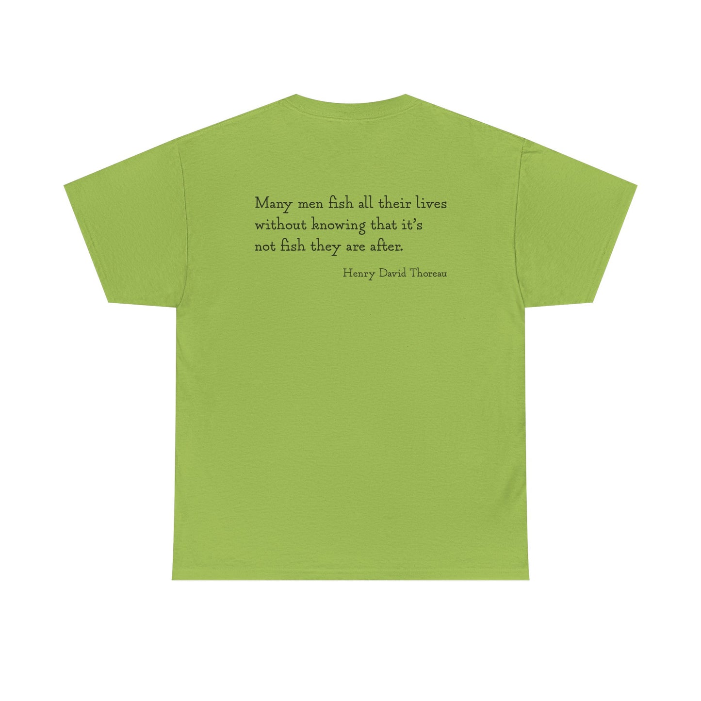 Many Men Go Fishing  | Adult Cotton Tee