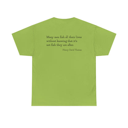 Many Men Go Fishing  | Adult Cotton Tee