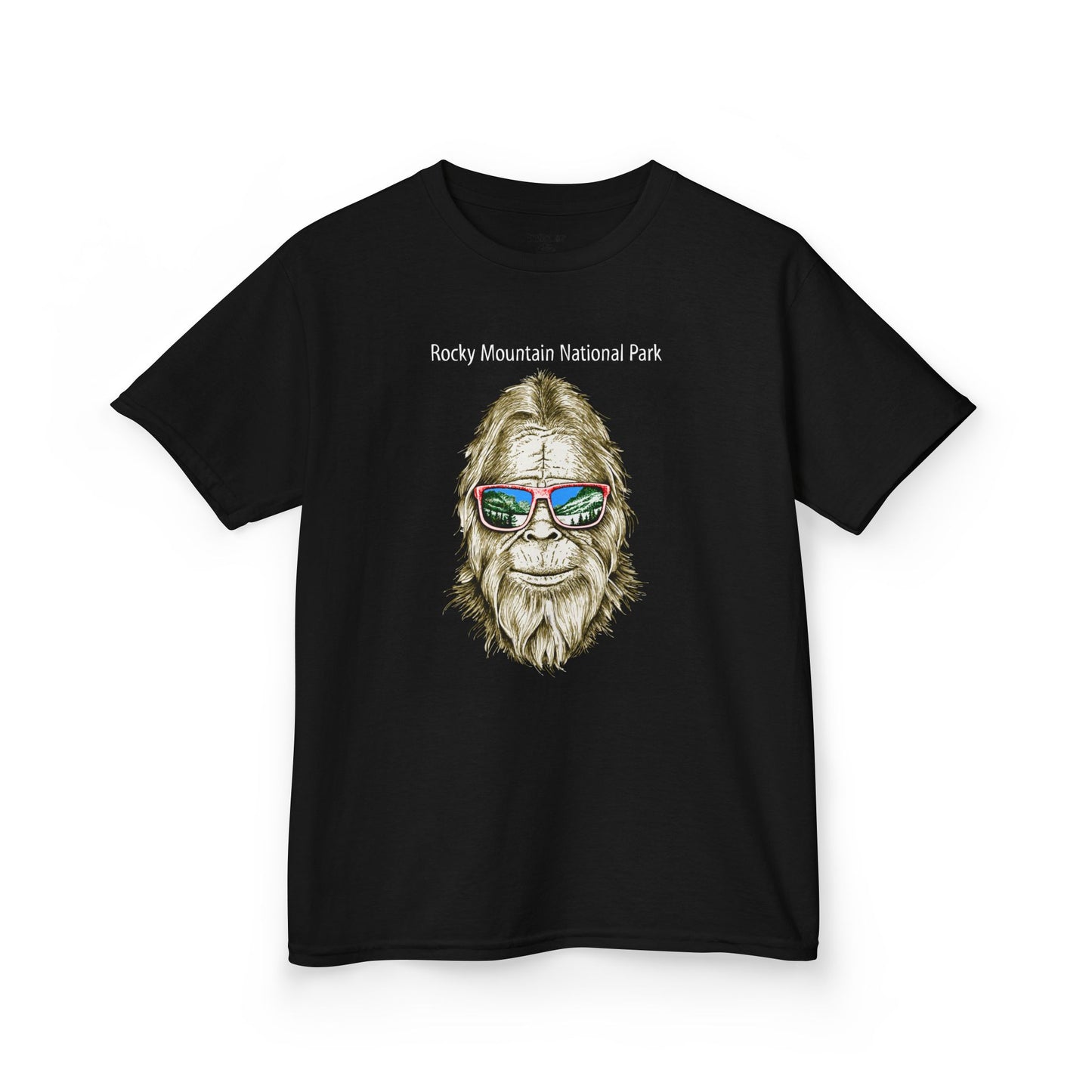 Hippie Bigfoot | RMNP | Kids Heavy Cotton Tshirt