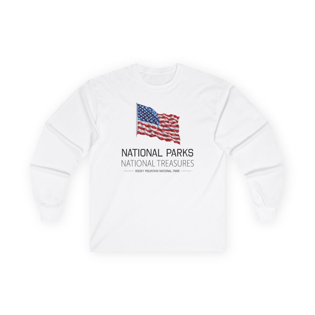 National Parks - National Treasures | RMNP | Long-sleeve Tshirt