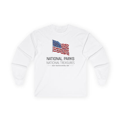 National Parks - National Treasures | RMNP | Long-sleeve Tshirt