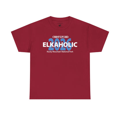 Certified Elkaholic 2026 | RMNP | Adult Cotton Tee
