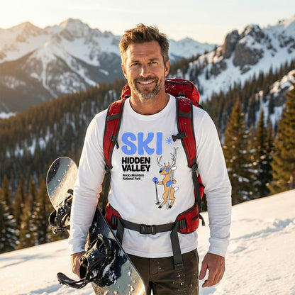 SKI Hidden Valley | RMNP | Ultra Cotton Long Sleeve Tee