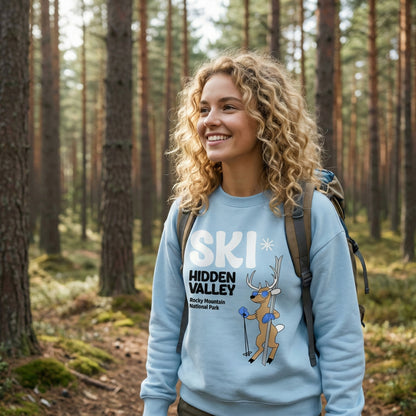 SKI Hidden Valley | RMNP | Ultra Cotton Long Sleeve Tee